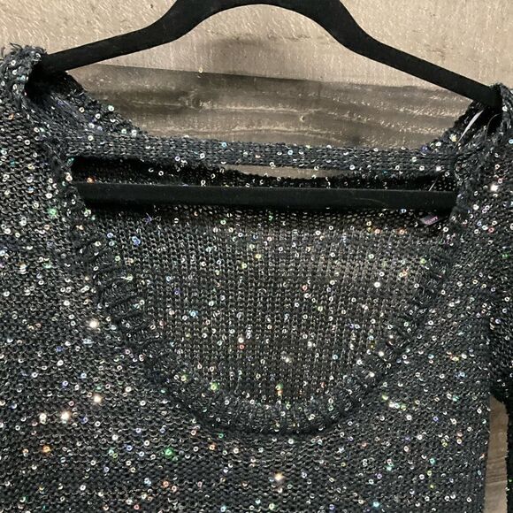 Material Girl Sparkle Shirt Women’s Size XS - Picture 3 of 6